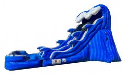 wave20double20lane20inflatable20water20slide20party20rental 1 18ft Wave Dual Lane Water Slide